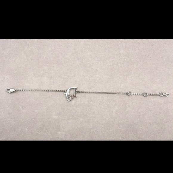 Auth Christian Dior CD Logo Pink
Rhinestones SV Bracelet - Picture 2 of 11